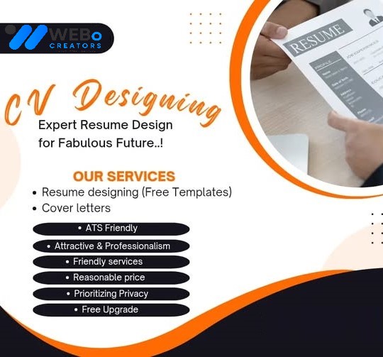 Resume and CV Design Services | Modern curriculum vitae in Santa Clara ,CA